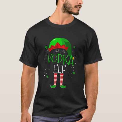 IM The Vodka Elf Family Matching Costume Christma T_Shirt