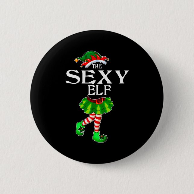 I'm The Y Elf Christmas Matching Family Group Funn Button (Front)