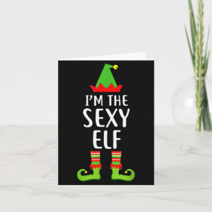 I'm The Y Elf Matching Family Group Christmas T Sh Card