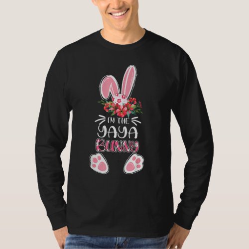 Im The Yaya Bunny Mothers Day Funny Easter Day T_Shirt