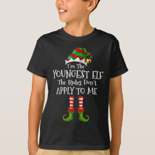 I'm The Youngest Elf Rules Don't Apply To Me Match T-Shirt