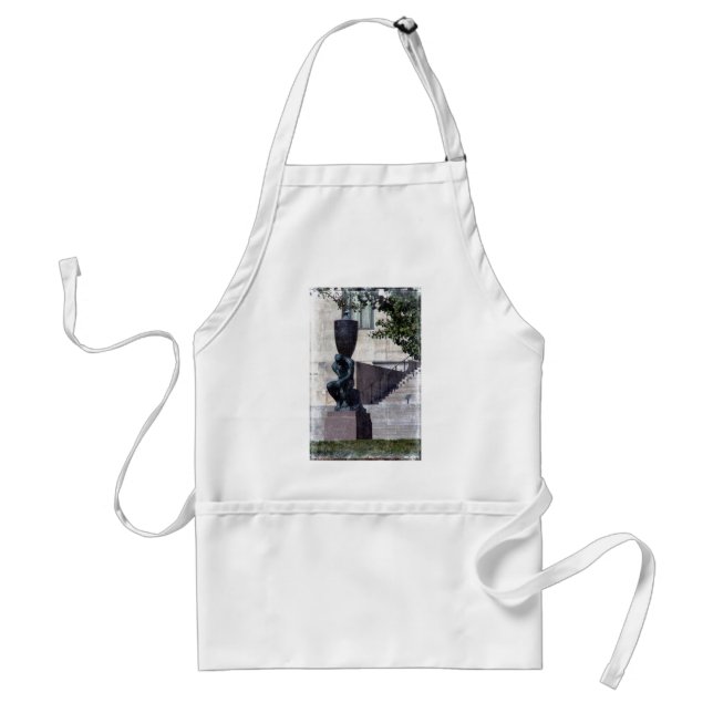 I'm Thinking About Kansas City Adult Apron (Front)