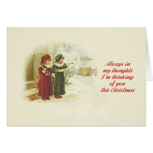 I'm thinking of you this Christmas Cards (Front Horizontal)