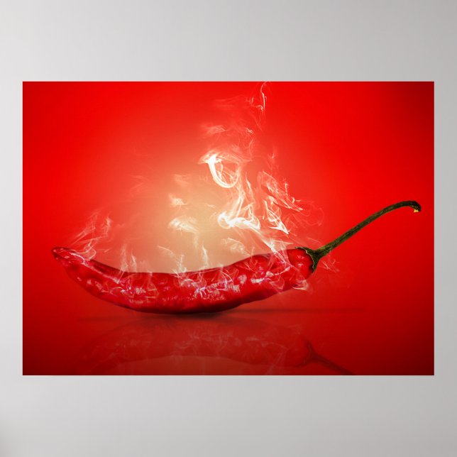 I'm this hot smoking Chili Poster (Front)