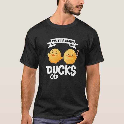 Im This Many Ducks Old 2Nd Birthday T_Shirt