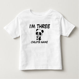 I'M THREE (AGE 3) Personalized T-shirts