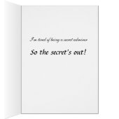 I'm tired of being a secret admirer (Inside (Right))