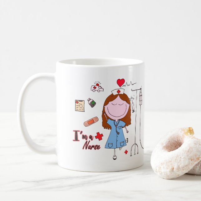 I'm to Nurse Coffee Mug (With Donut)
