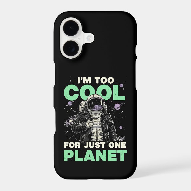 I'm too cool for just one planet Case-Mate iPhone case (Back)