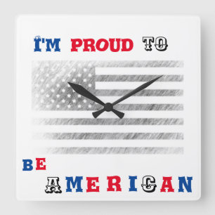 I'm trying to get American Square Wall Clock