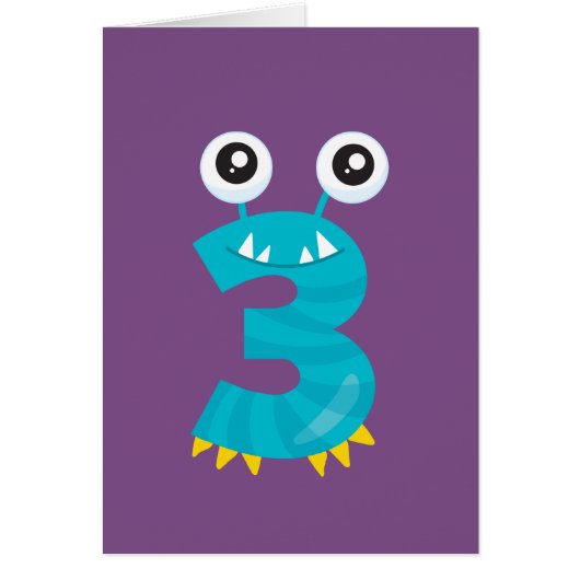 I'm Turning 3! Choose your own color & add text! (Front)