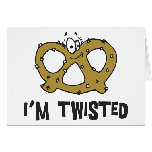 I'm Twisted Pretzel Cards (Front Horizontal)