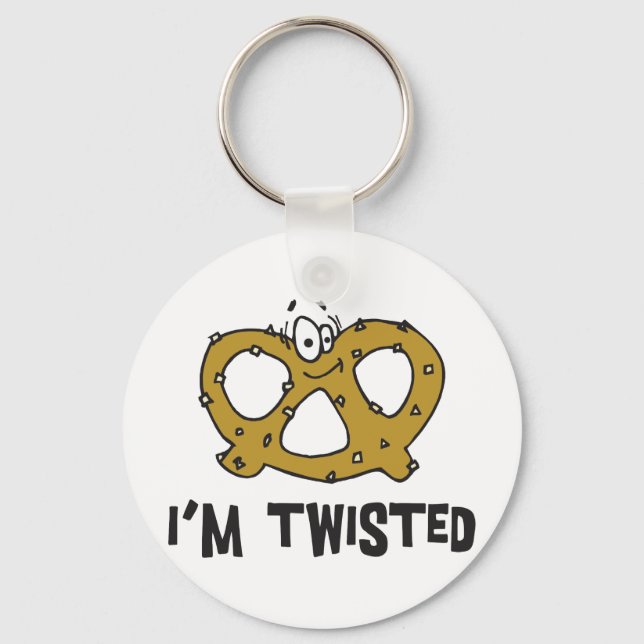 I'm Twisted Pretzel Keychain (Front)