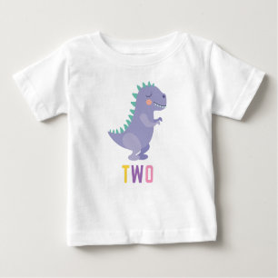 I'm Two 2nd Birthday Dinosaur Shirt