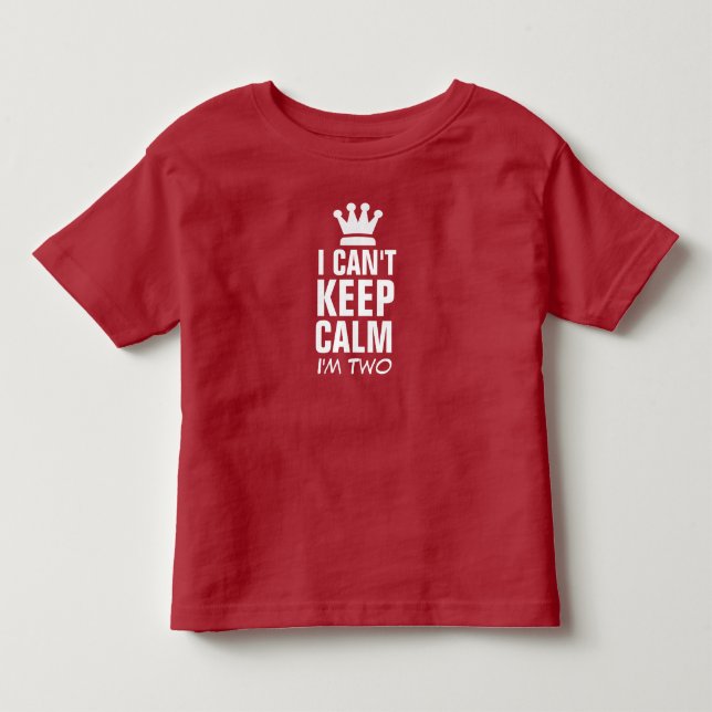 I'm Two ^  -Toddler Fine Jersey T-Shirt (Front)