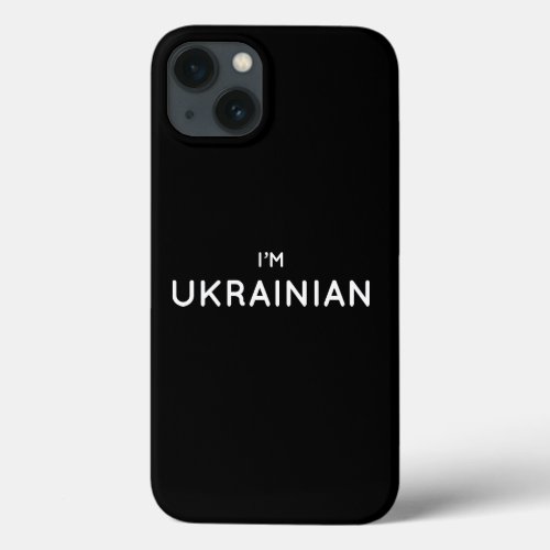 im Ukrainian text message Ukraine Zelensky hero w iPhone 13 Case