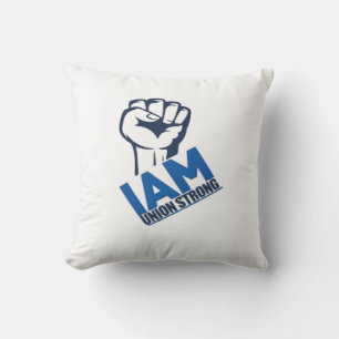 I'm Union Strong - Labor Day Throw Pillow