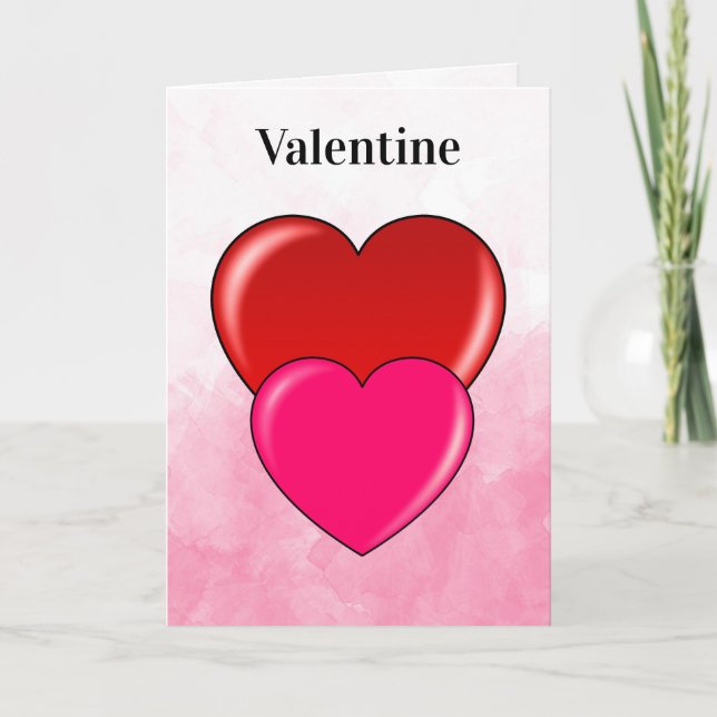 I'm Upside Down for You Valentines Card (Front)
