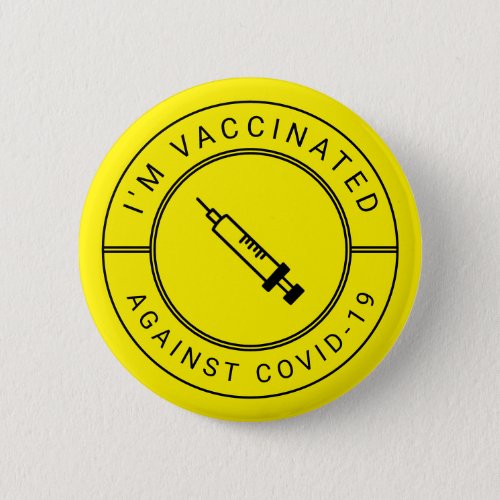 Im Vaccinated Against Covid_19 Professional Butto Button