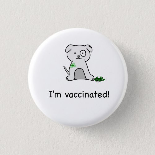 Im vaccinated button