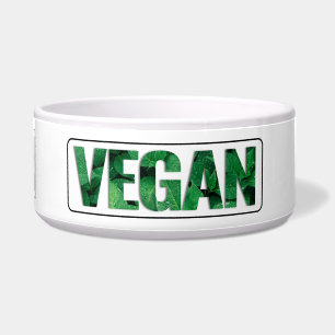 I'm Vegan, Typographic Design Bowl