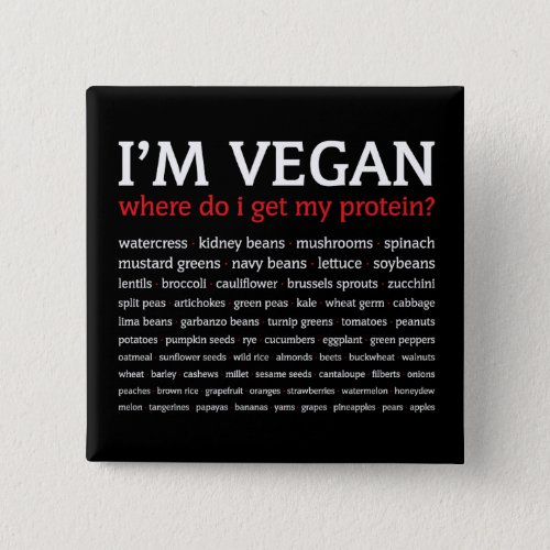 Im Vegan Where do I get my protein Button