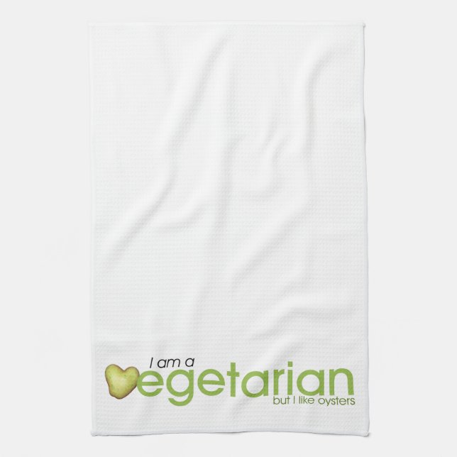 I'm Vegetarian Vertical Kitchen Towel (Vertical)