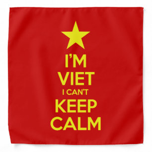 I'm Viet I Can't Keep Calm Bandana