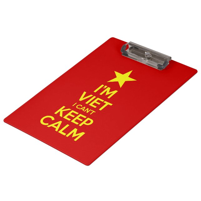 I'm Viet I Can't Keep Calm Clipboard (Angled)