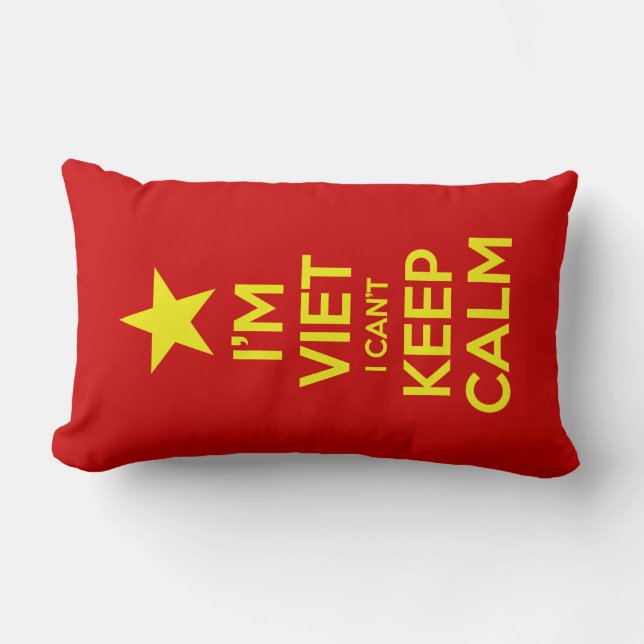 I'm Viet I Can't Keep Calm Lumbar Pillow (Front)