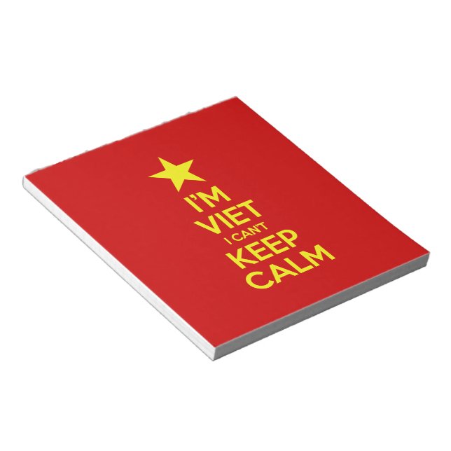 I'm Viet I Can't Keep Calm Notepad (Angled)