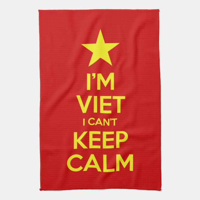 I'm Viet I Can't Keep Calm Towel (Vertical)