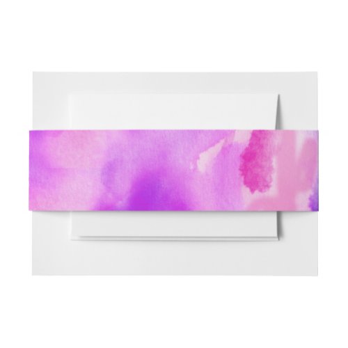 IM VIOLET WATERCOLOR Bat Mitzvah Belly Wrap Band