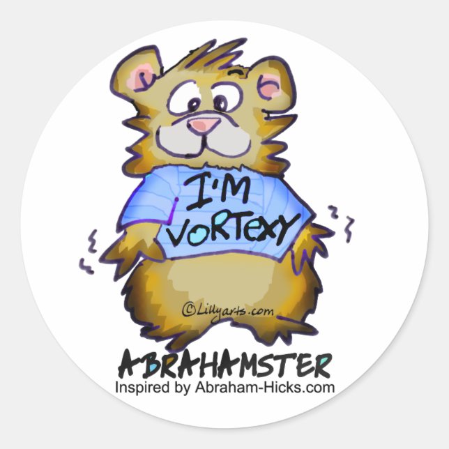 I'm Vortexy Classic Round Sticker (Front)