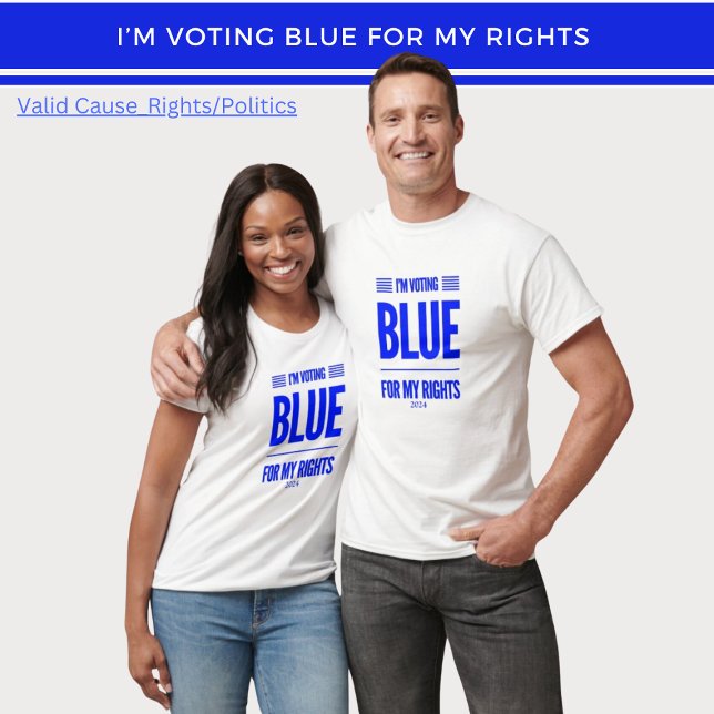 I'm Voting Blue Democrat T-Shirt (Creator Uploaded)
