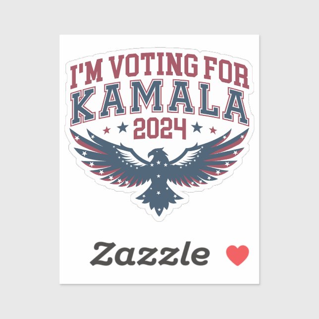 I'm Voting For Kamala 2024  Sticker (Sheet)