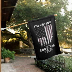 I'm Voting For The Convicted Felon Pro Trump 2024 House Flag