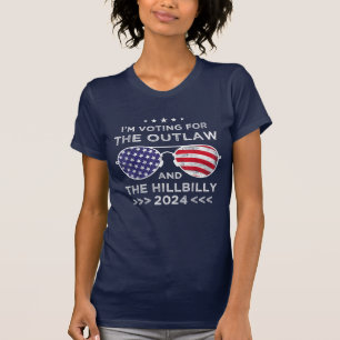 I'm Voting for The Outlaw And The Hillbilly 2024 T-Shirt