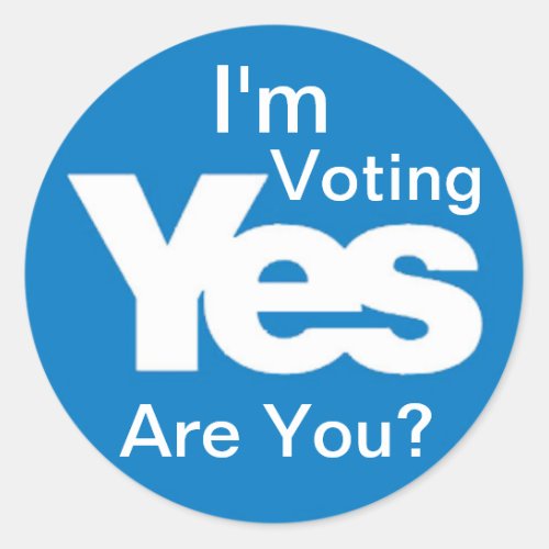 Im Voting Yes 3 sticker