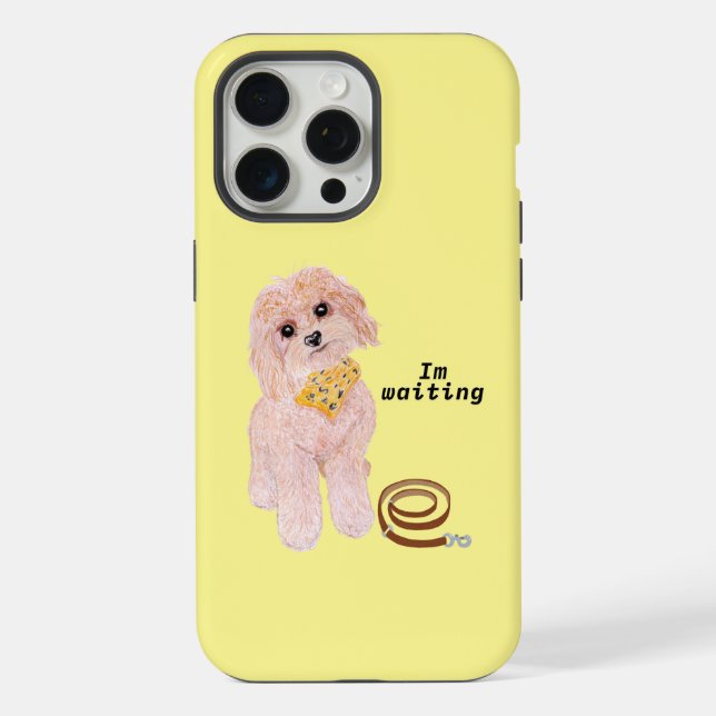 Im waiting iphone case (Back)