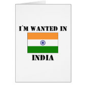 I'm Wanted In India (Front)