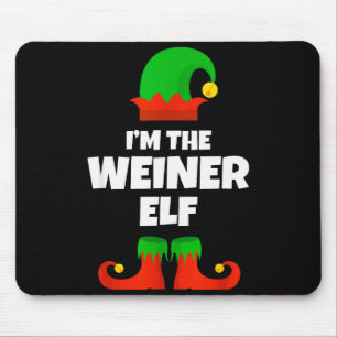 I'm Weiner Elf Family Pajama Christmas Dachshund D Mouse Pad