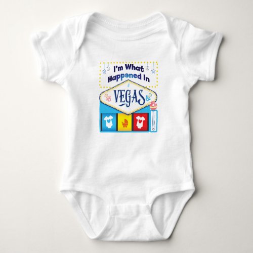 Im what happened in Vegas Baby Bodysuit