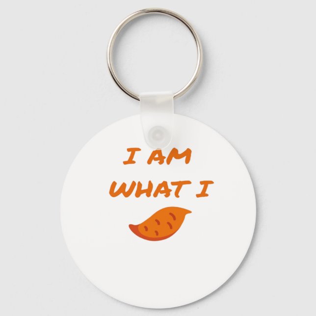 I'm What I Yam Classic Keychain (Front)