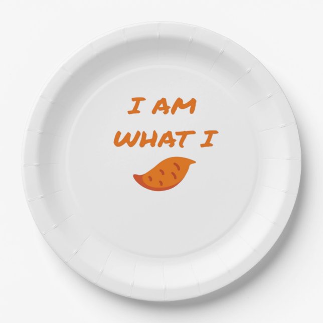 I'm What I Yam Classic Paper Plates (Front)