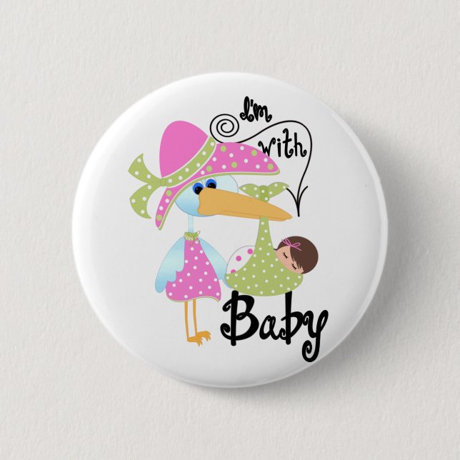 I'm With Baby Button (Front)