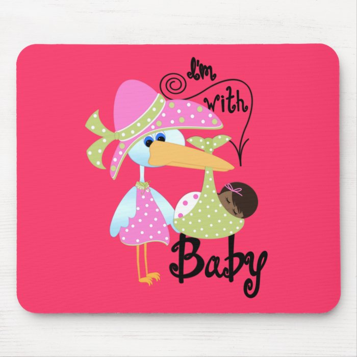 I'm With Baby Mousepads