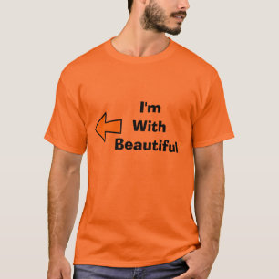I'm With Beautiful Halloween Beast T-shirt