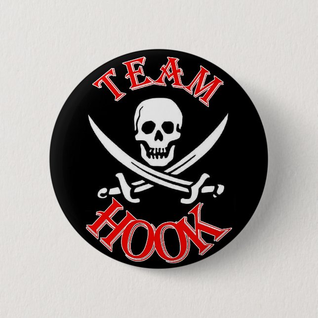 I'm with Captain Hook Pinback Button (Front)