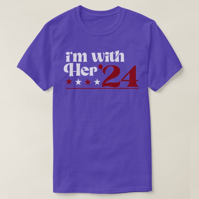 Im With Her 24 TShirt (Design Front)